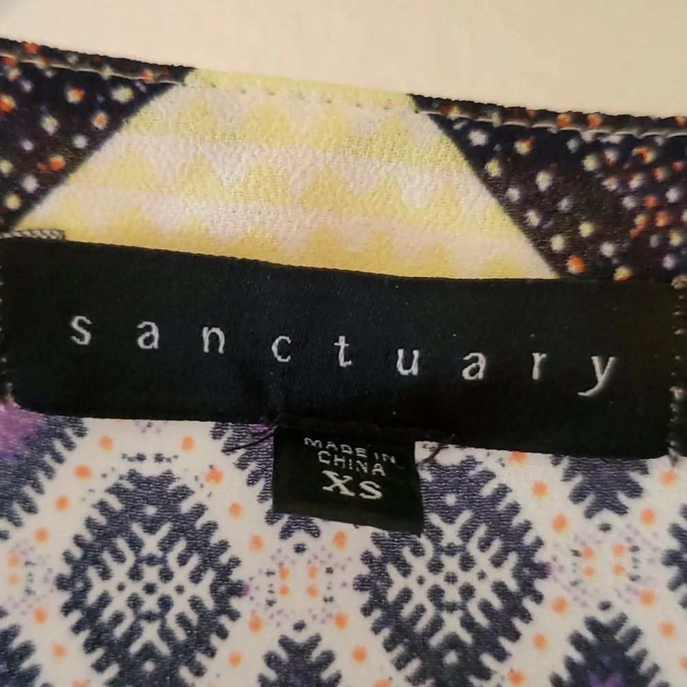 SANCTUARY Sleeveless High Low Top - XS - Picture 2 of 6